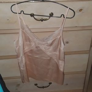 Blush satin camisole